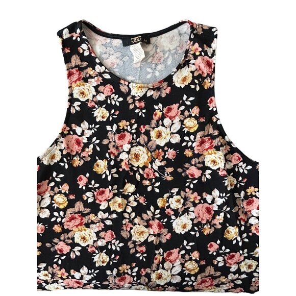 Womens a line Cute Floral Dress Plus size 2x - Picture 6 of 7